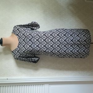 Forever Black and White Dress, Size Small